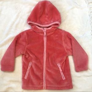 !!SOLD!!Lands’ End Fleece Zip up Hooded Jacket